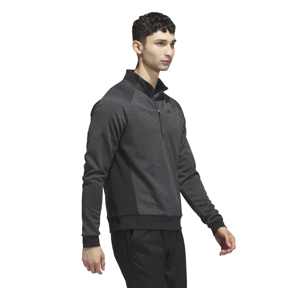 Adidas Mens Dwr Quarter Zip Pullover Block Golf Top Sale 1035